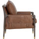 Mauti Brown / Shalimar Tobacco Leather Armchair